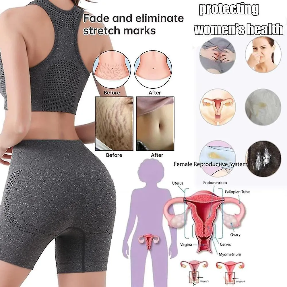 2024 New Shapewear Ion Shaping Shorts, Comfort Breathable, Tummy Control Butt Lifting Shorts, Fiber Restoration Shaper NFE