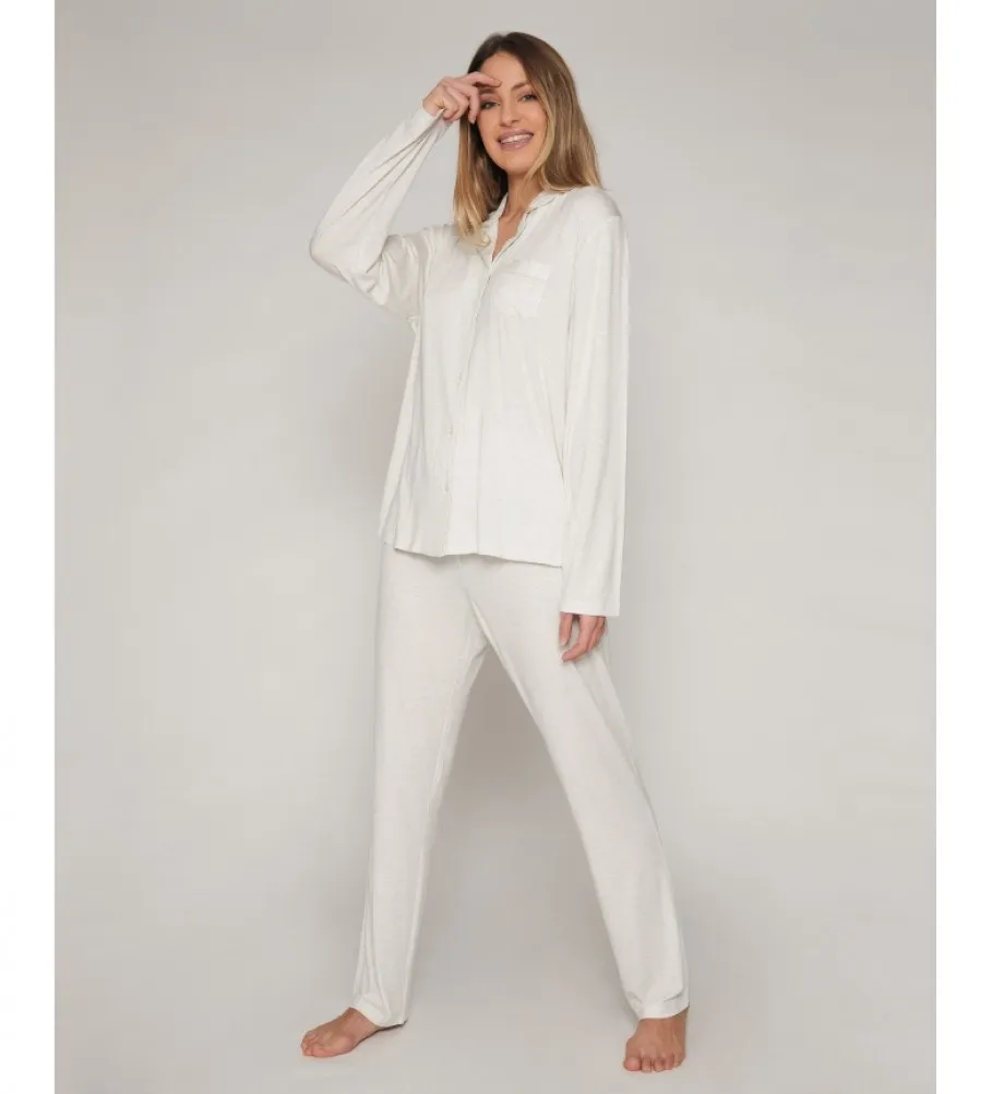 ADMAS PIJAMA LACE NIGHT CRUDO