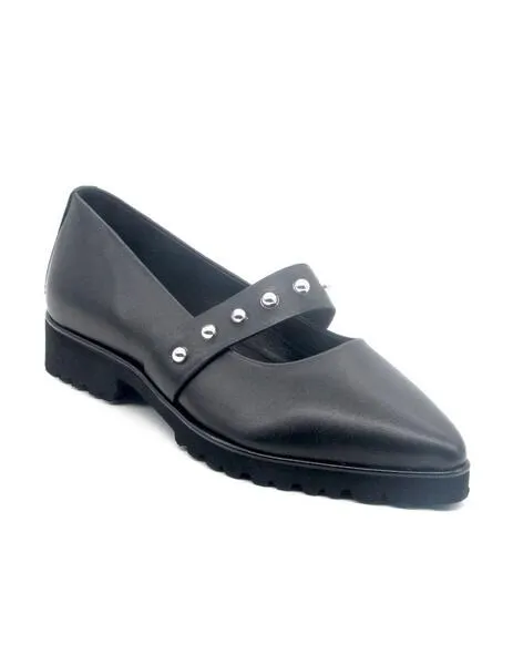Bailarina Gioseppo 70829 negro tachuelas mujer