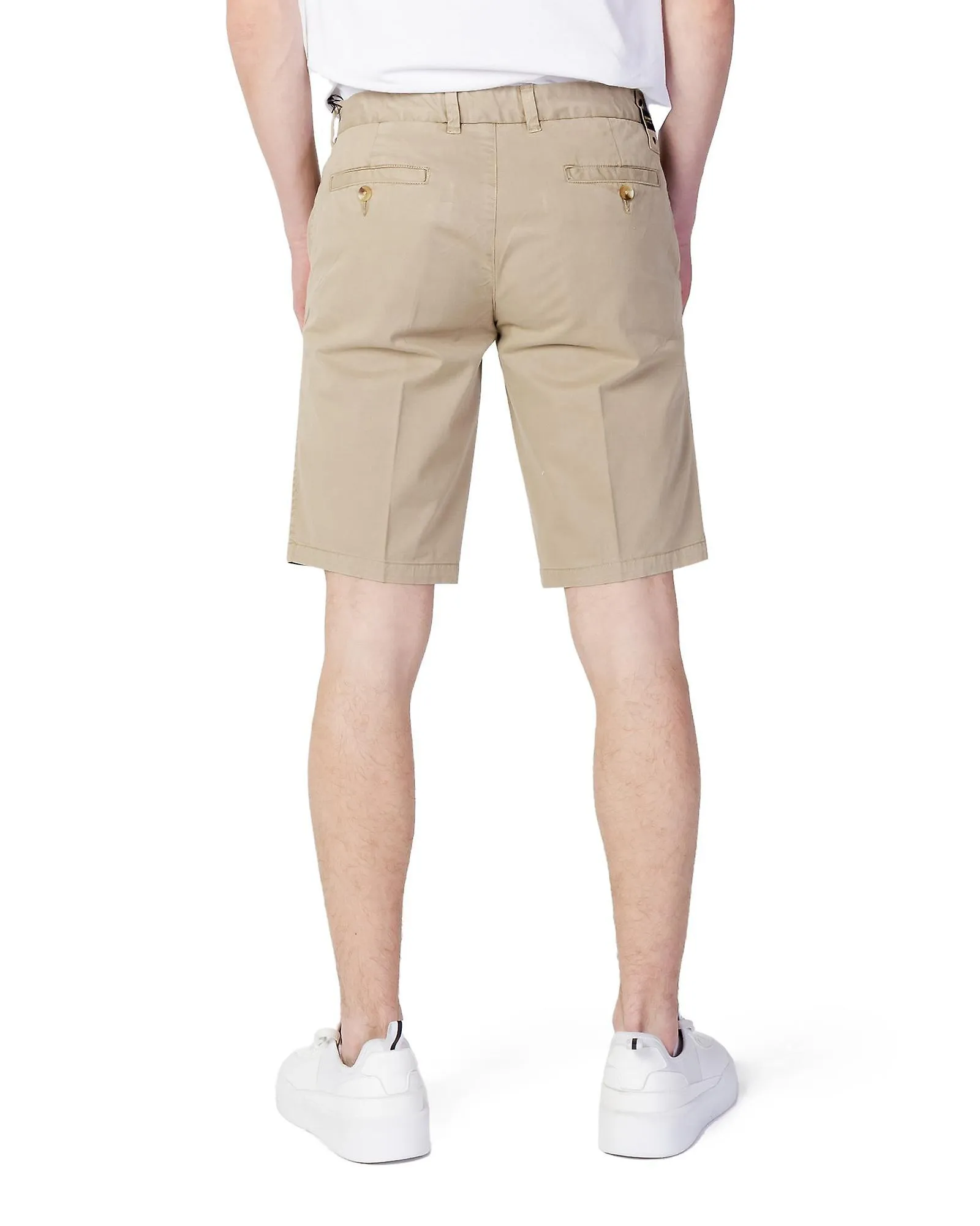 Blauer Cotton Shorts with Zip and Button Fastening