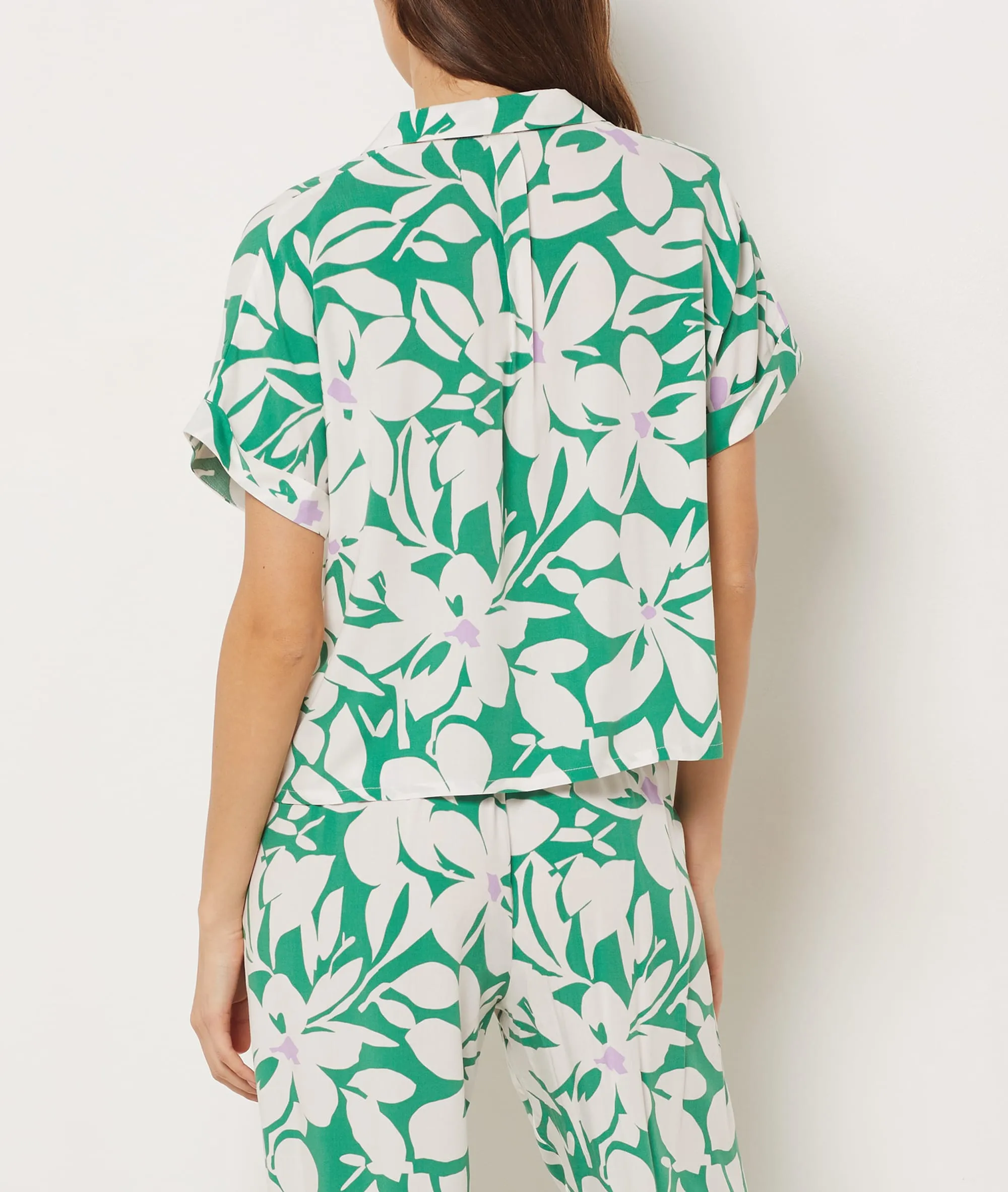 Camisa pijama estampado floral VYNE VERT - ETAM