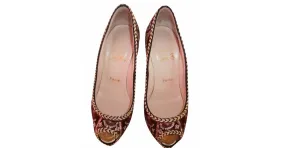 Christian Louboutin Alteza sombrero 160 Tacones Multicolor 