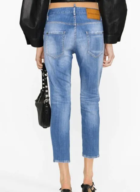 COOL GIRL CROPPED JEANS