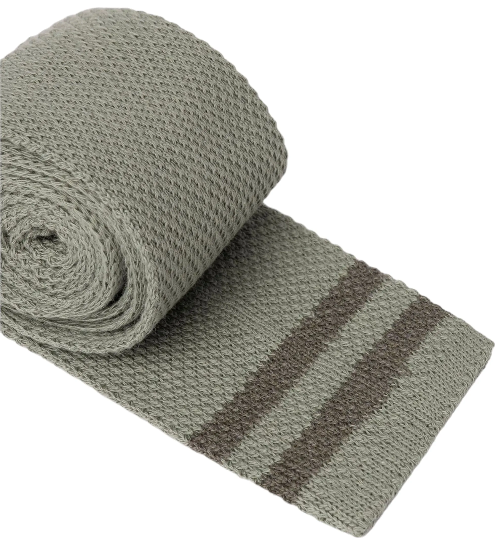Corbata Knit X2 Stripe verde