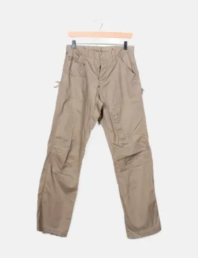 Crossworld Pantalón beis cargo