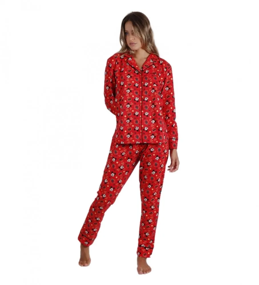 DISNEY PIJAMA MICKEY CHRISTMAS ROJO