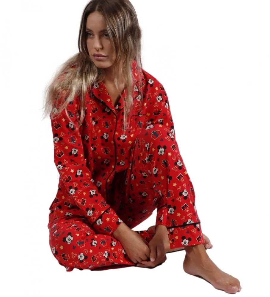 DISNEY PIJAMA MICKEY CHRISTMAS ROJO