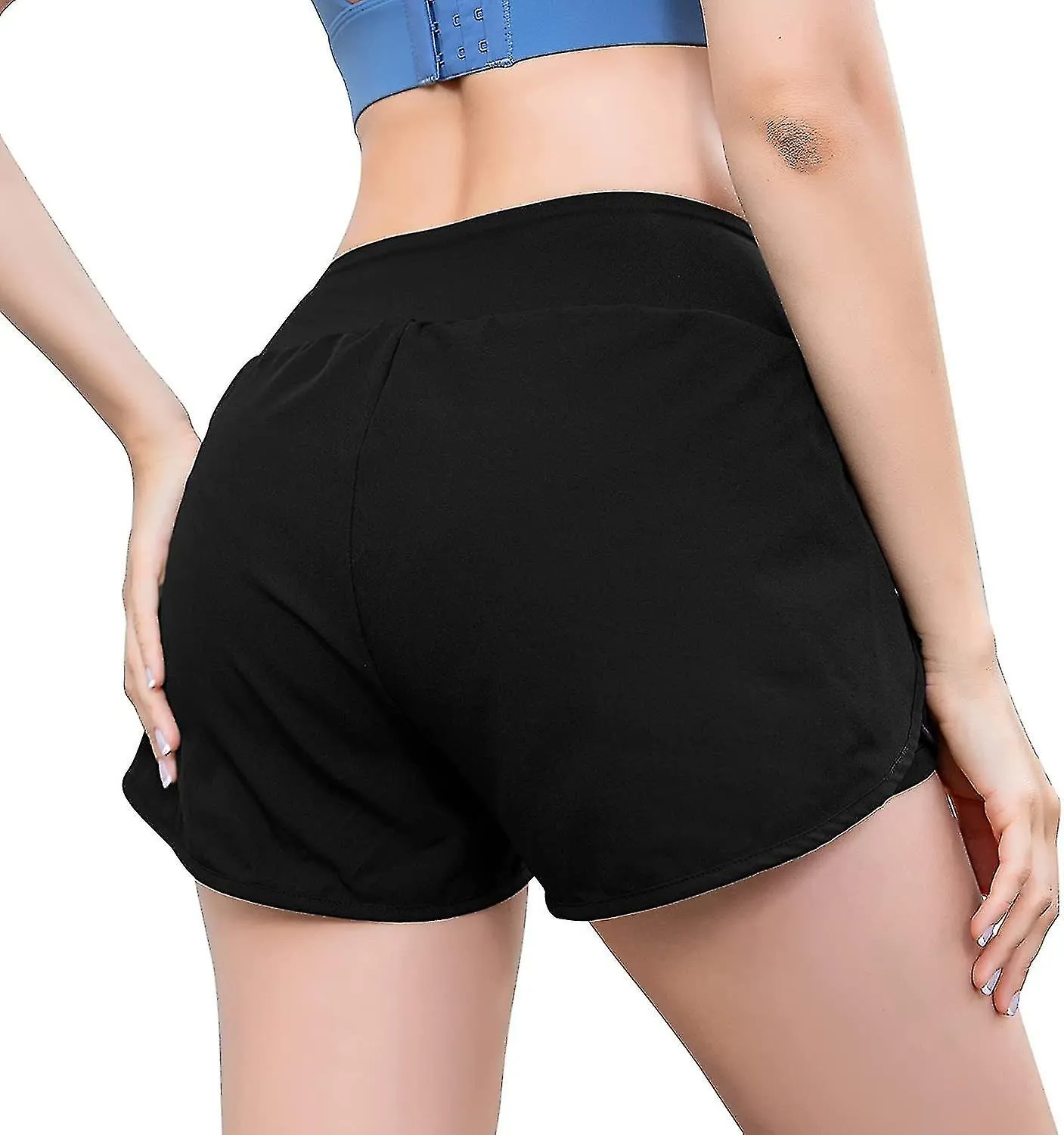 Flowy Shorts For Women Gym Yoga Athletic Running Shorts Workout Biker Exercise Quick-drying Comfy Skirt Shorts