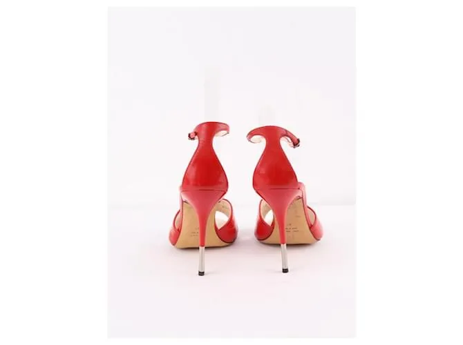 Giuseppe Zanotti Tacones de cuero Roja 