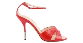 Giuseppe Zanotti Tacones de cuero Roja 