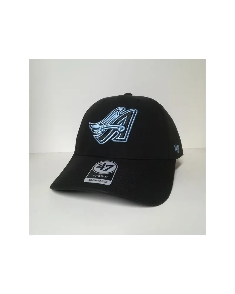 Gorra 47 brand negra anaheim angels mvp cap