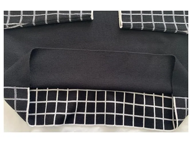 Hermès Prendas de punto Negro Blanco 