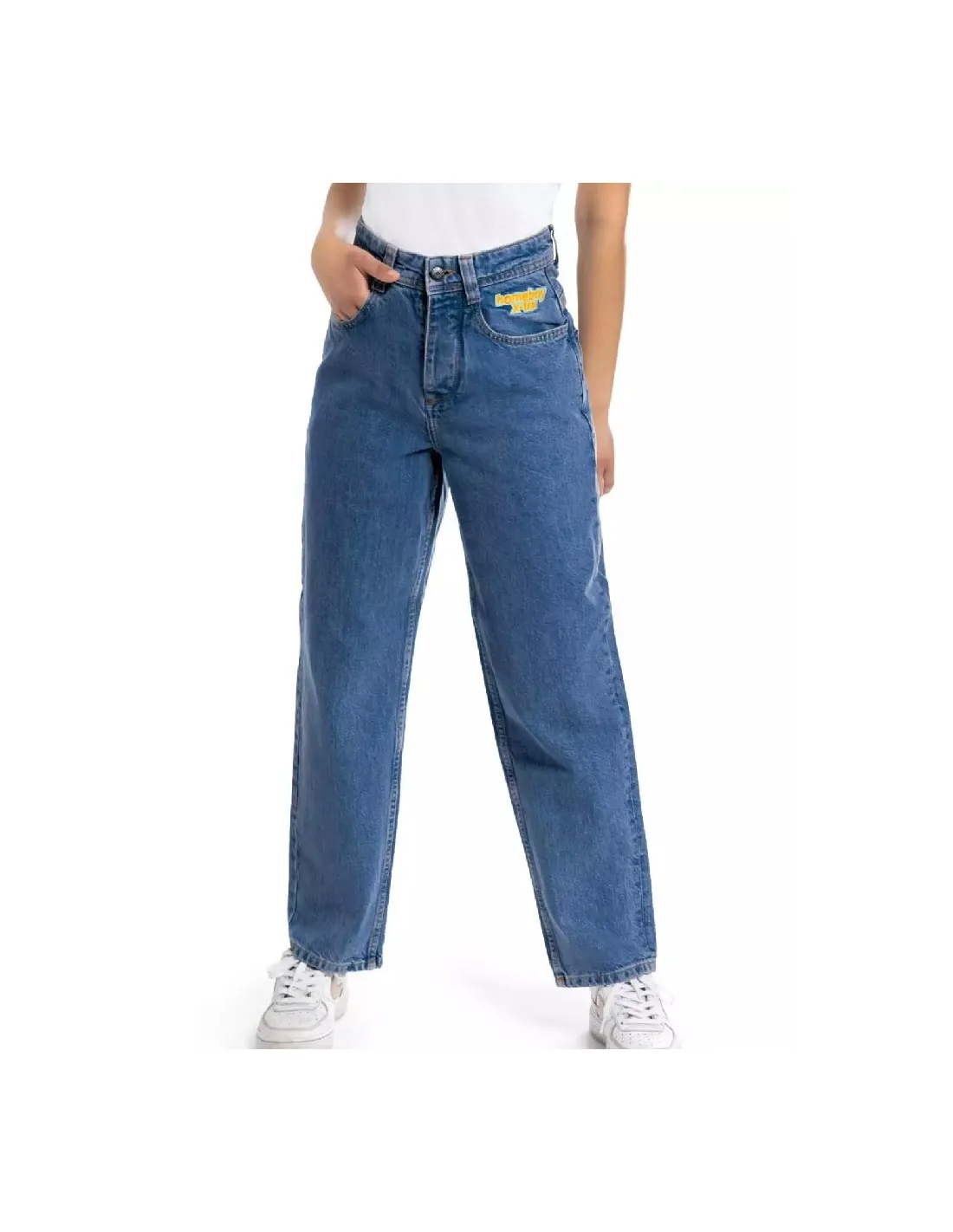 HOME BOY XTRA BAGGY DENIM WASHED BLUE81