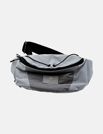 Jack & Jones Riñonera gris bicolor