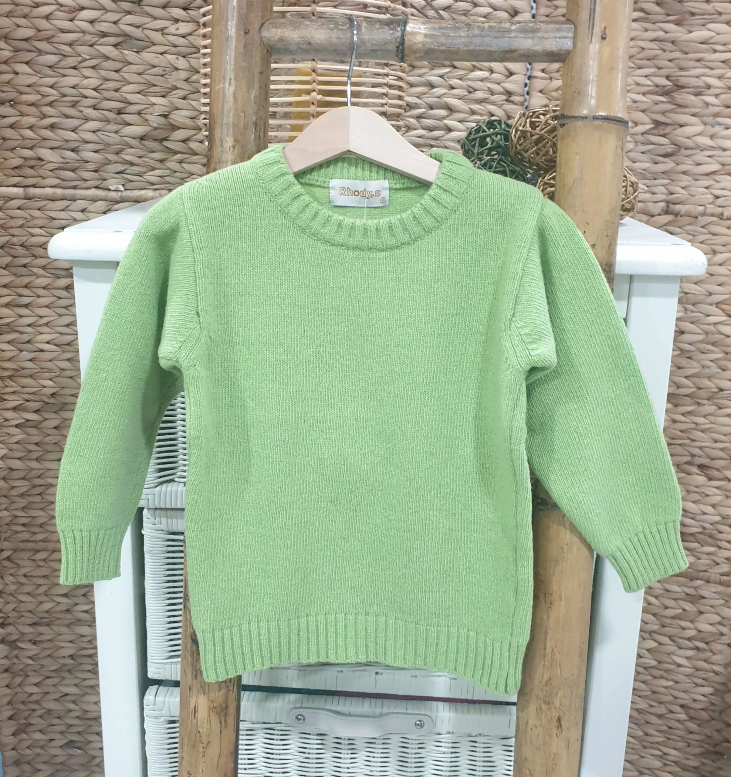 Jersey Punto Cuello Caja R440035 Verde