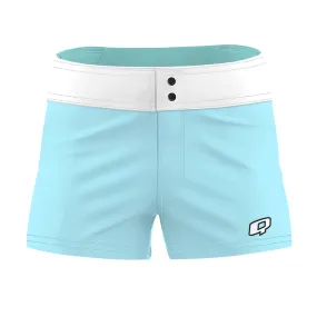 Light Blue Simple Design - Women Board Shorts