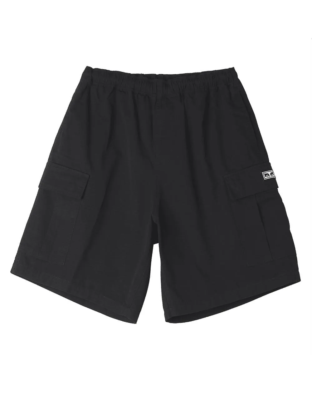 Men's Obey Clothing Easy Ripstop Cargo Shorts - Black