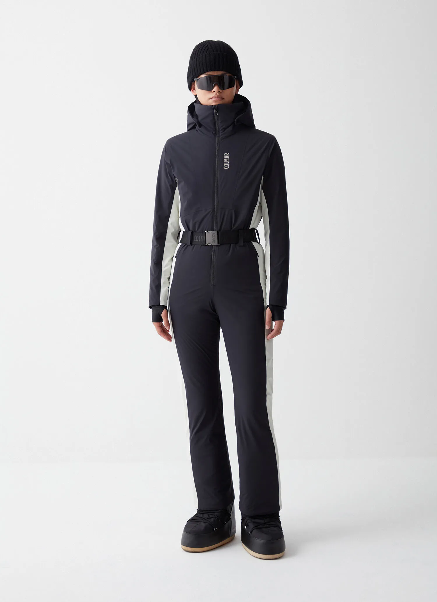 Mono de esquí acolchado slim fit