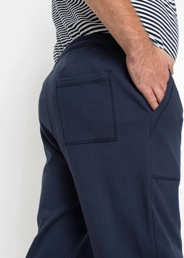 Pantalón de chándal Azul oscuro-gris oscuro jaspeado