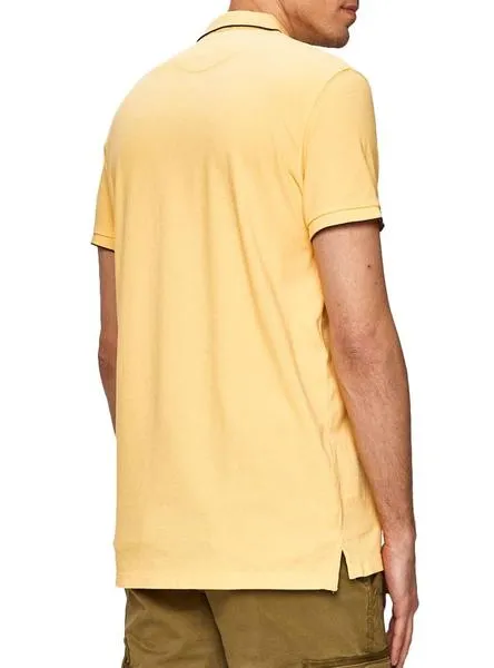 polo pepe jeans lucas amarillo para hombre