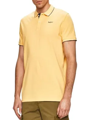 polo pepe jeans lucas amarillo para hombre