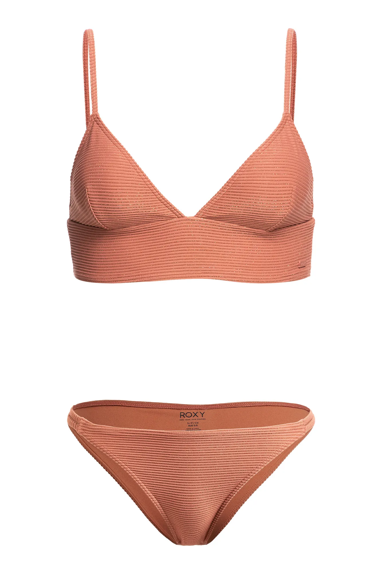 Roxy Coconut Crew - Conjunto de bikini de corte deportivo para Mujer
