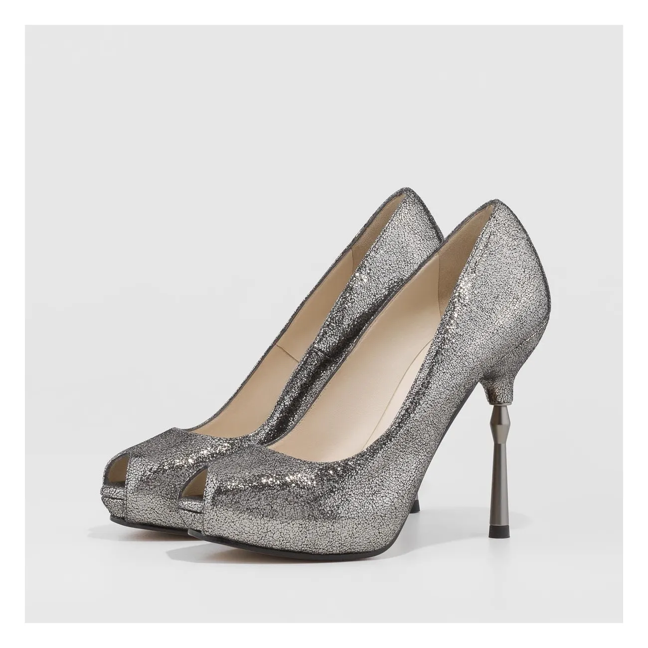 SANDALIAS PLATEADAS ANUAR