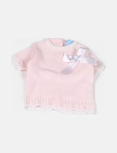 SARDON Jersey punto rosa bebe