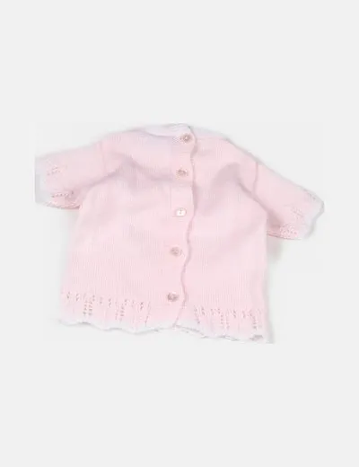 SARDON Jersey punto rosa bebe