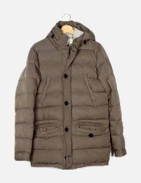 Scotch & soda Parka gris básica