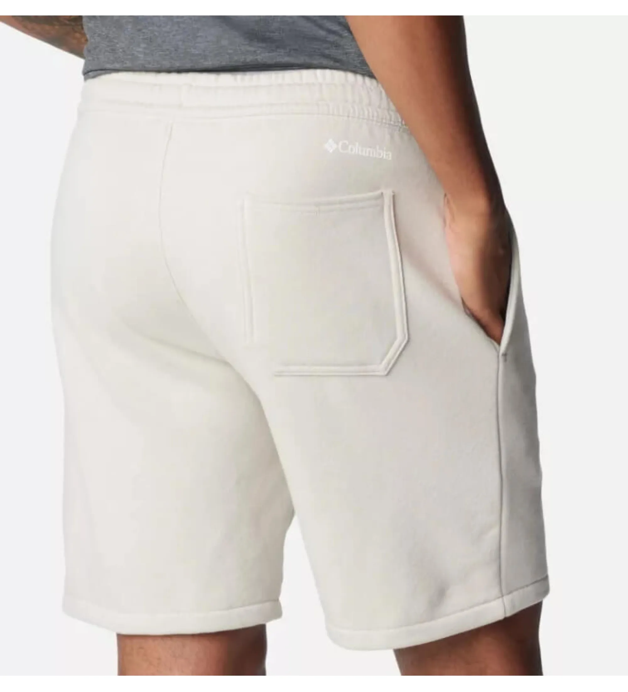 Shorts de forro polar Trek gris