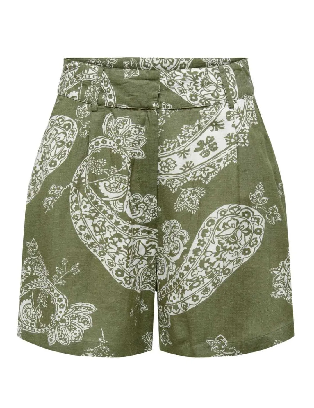 Shorts Only Bella fluido estampado plaisir para mujer