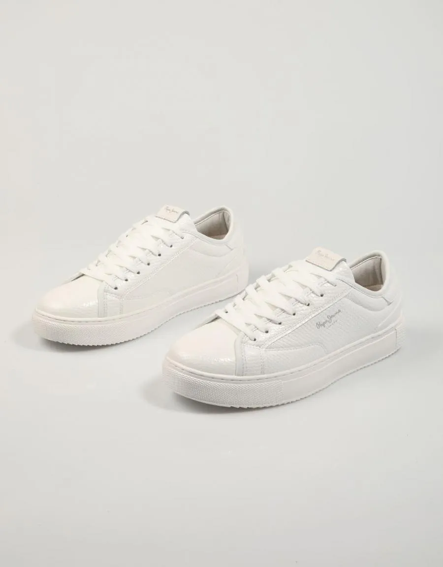  sneakers PEPE JEANS Adams Snaky Pls31539 en White 83123