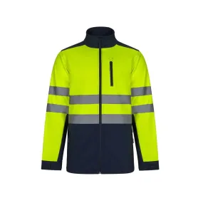 Softshell bicolor de alta visibilidad