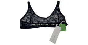 Stella Mc Cartney Sujetador bralette encaje negro 