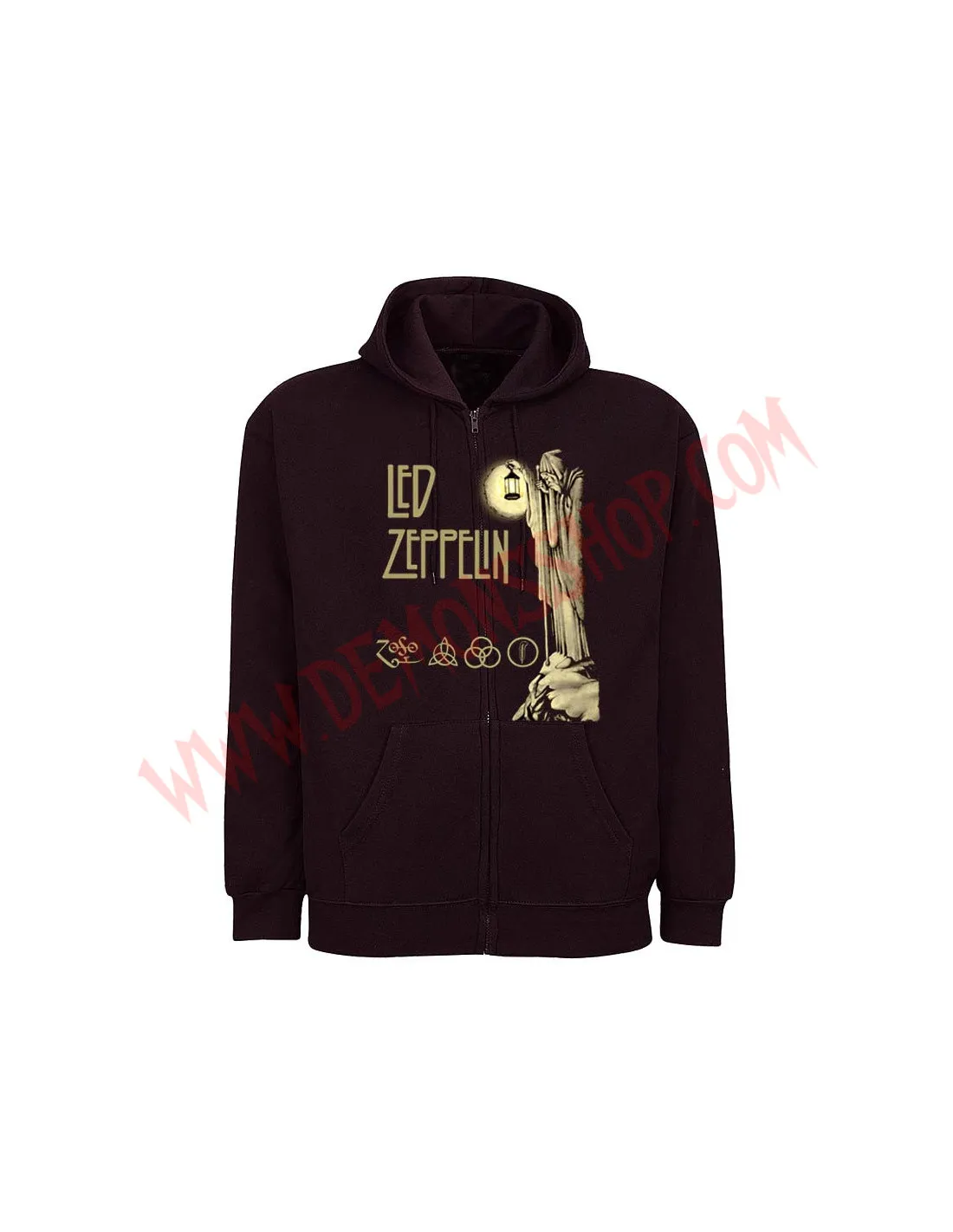Sudadera Cremallera Led Zeppelin