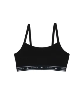 Sujetador Bralette Bandeau Logo negro