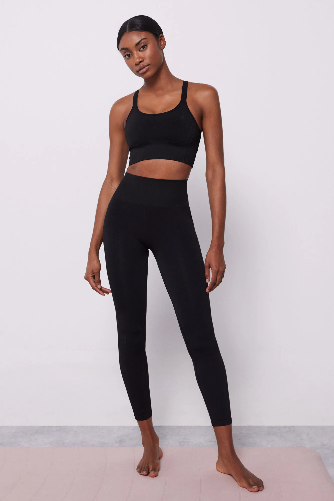 Sujetador deportivo negro Seamless Comfort