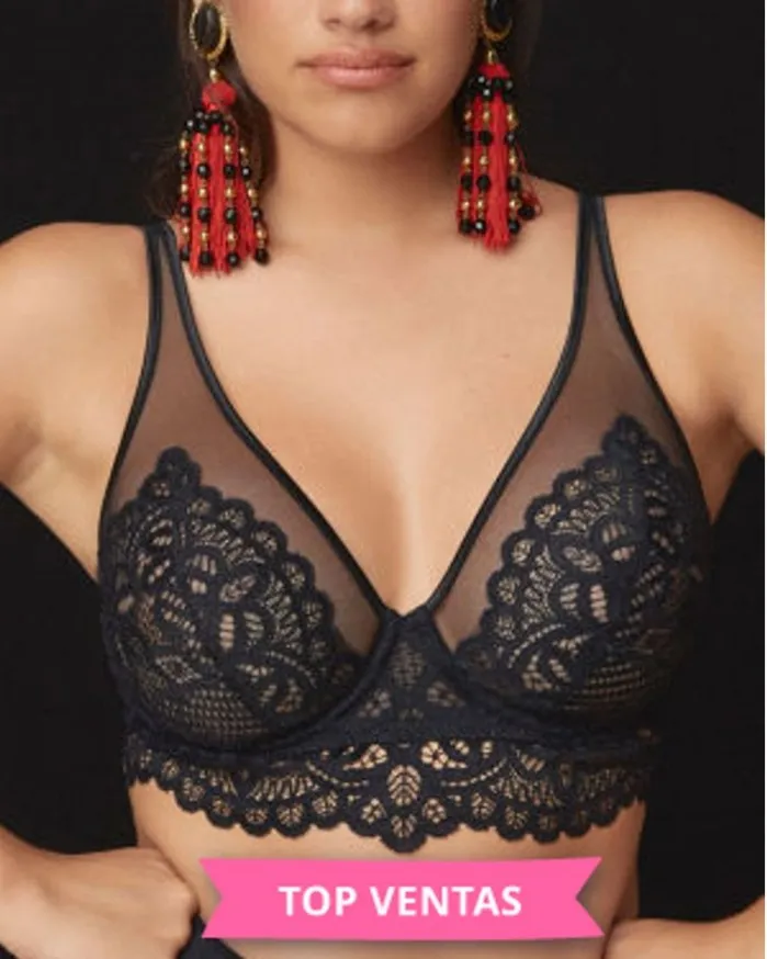 Sujetador Longline First Night 0141886 NEG PrimaDonna Twist