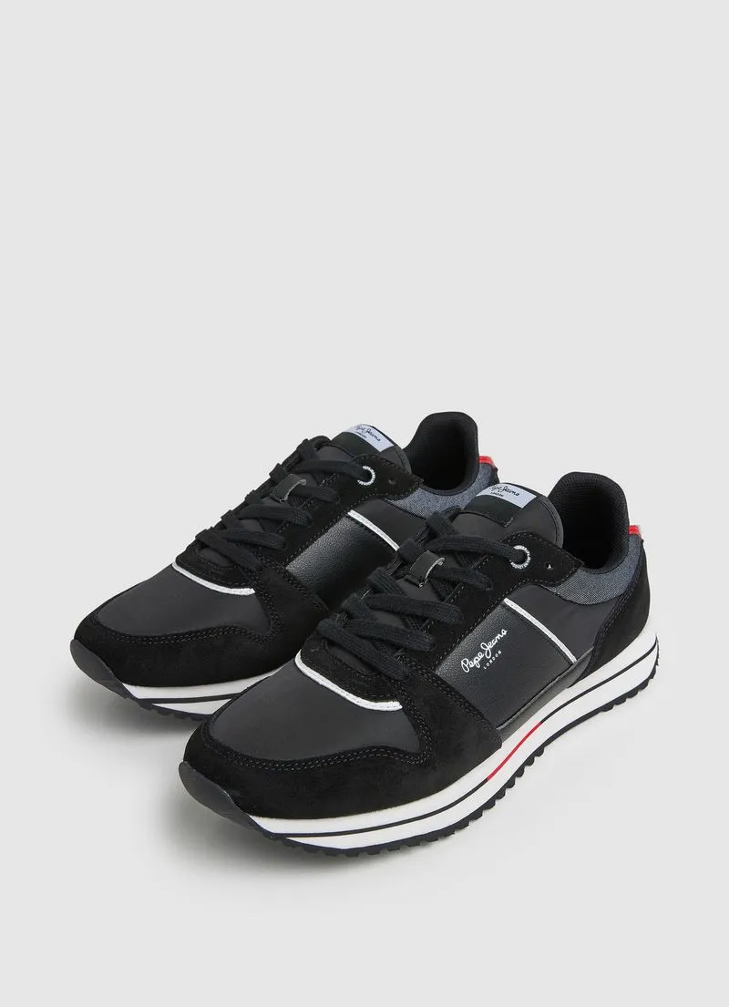 Tenis Pepe Jeans Hombre Tour Basic Color Negro