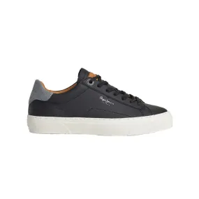 Tenis Pepe Jeans Hombre Yogi Original 23 Negro - Blanco