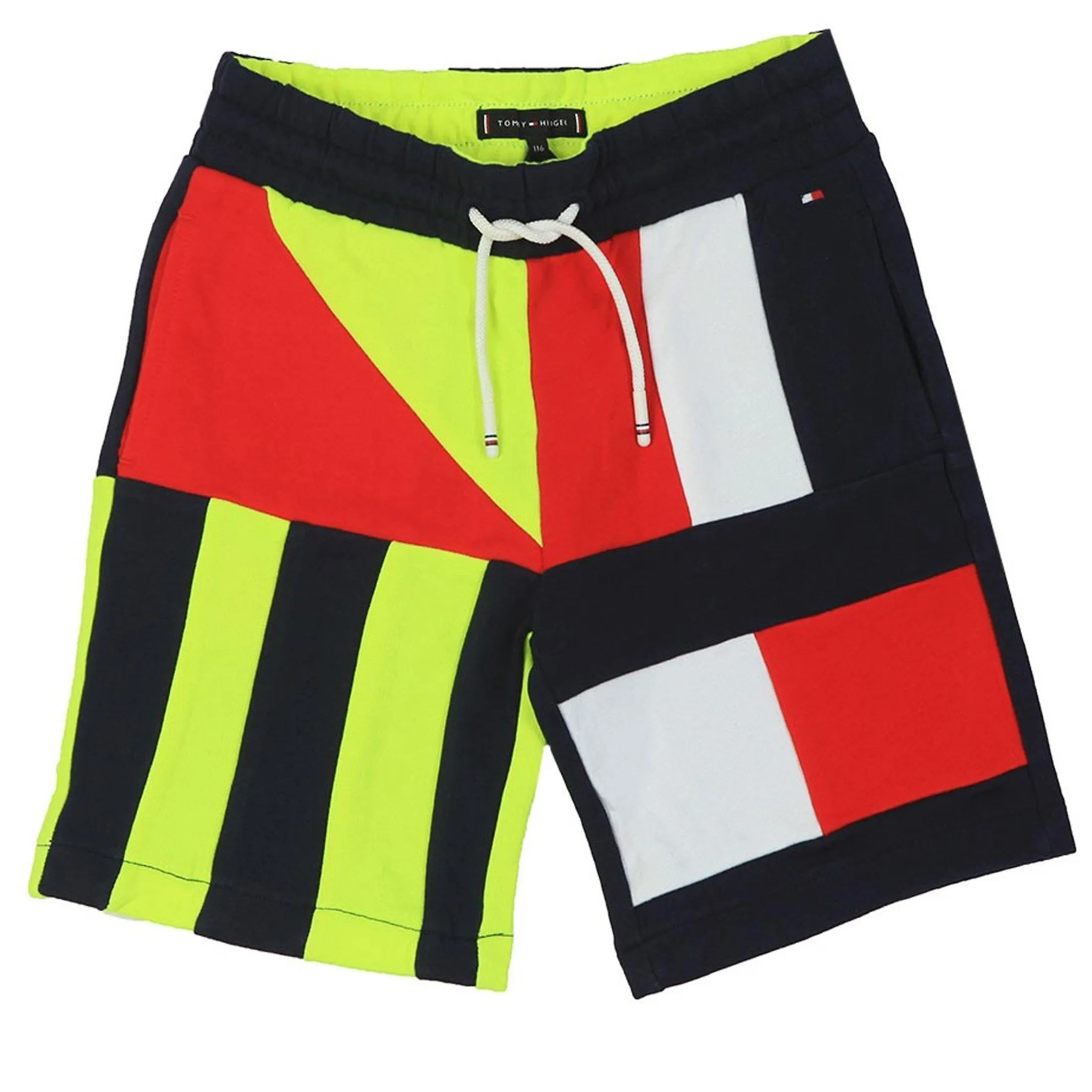 Tommy hilfiger boys navy sailing colour block shorts kb05679c87