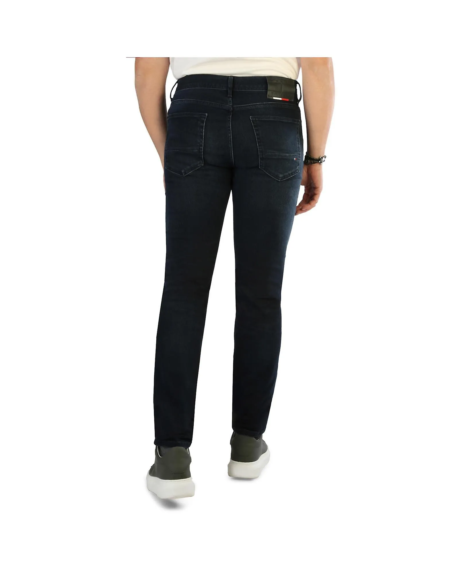 Tommy Hilfiger Button and Zip Fastening Cotton Blend Jeans