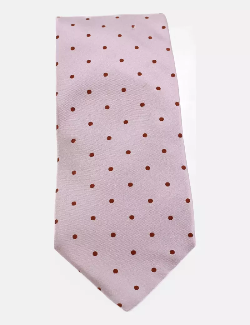 Tommy Hilfiger Corbata gris estampado dots