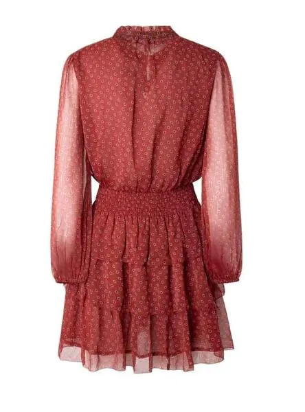 Vestido Pepe Jeans Delia Flores para Mujer Rojo