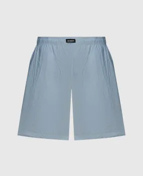 Vetements Blue logo shorts