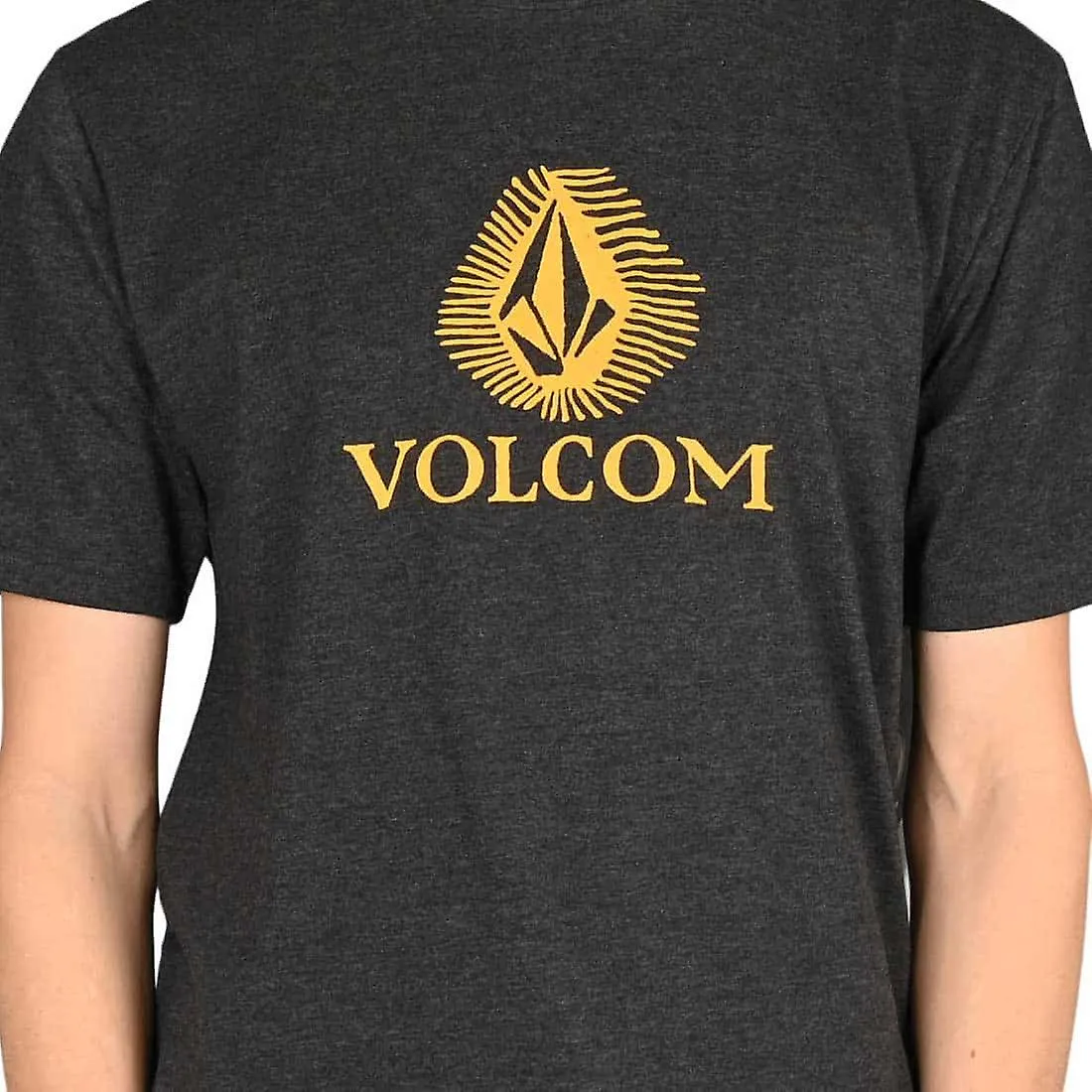 Volcom Offshore Stone S/S camiseta - Heather Black