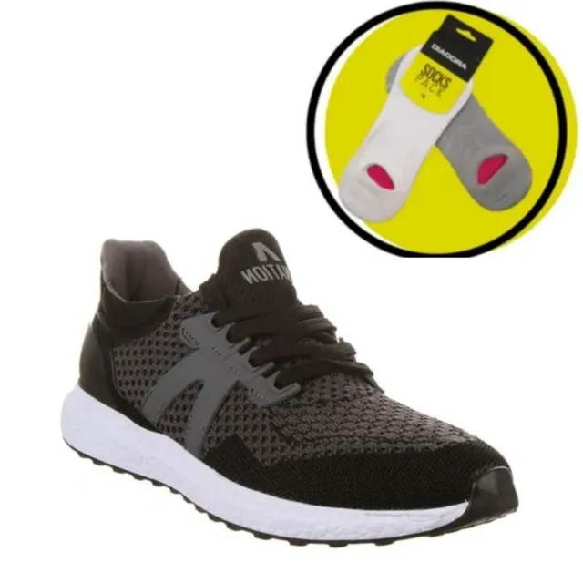 Zapatillas Hombre A Nation Black mantras+medias gratis!!