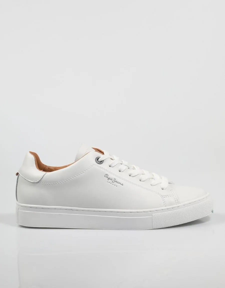  zapatillas PEPE JEANS Joe Cup One - Pms30840 en Blanco 80336