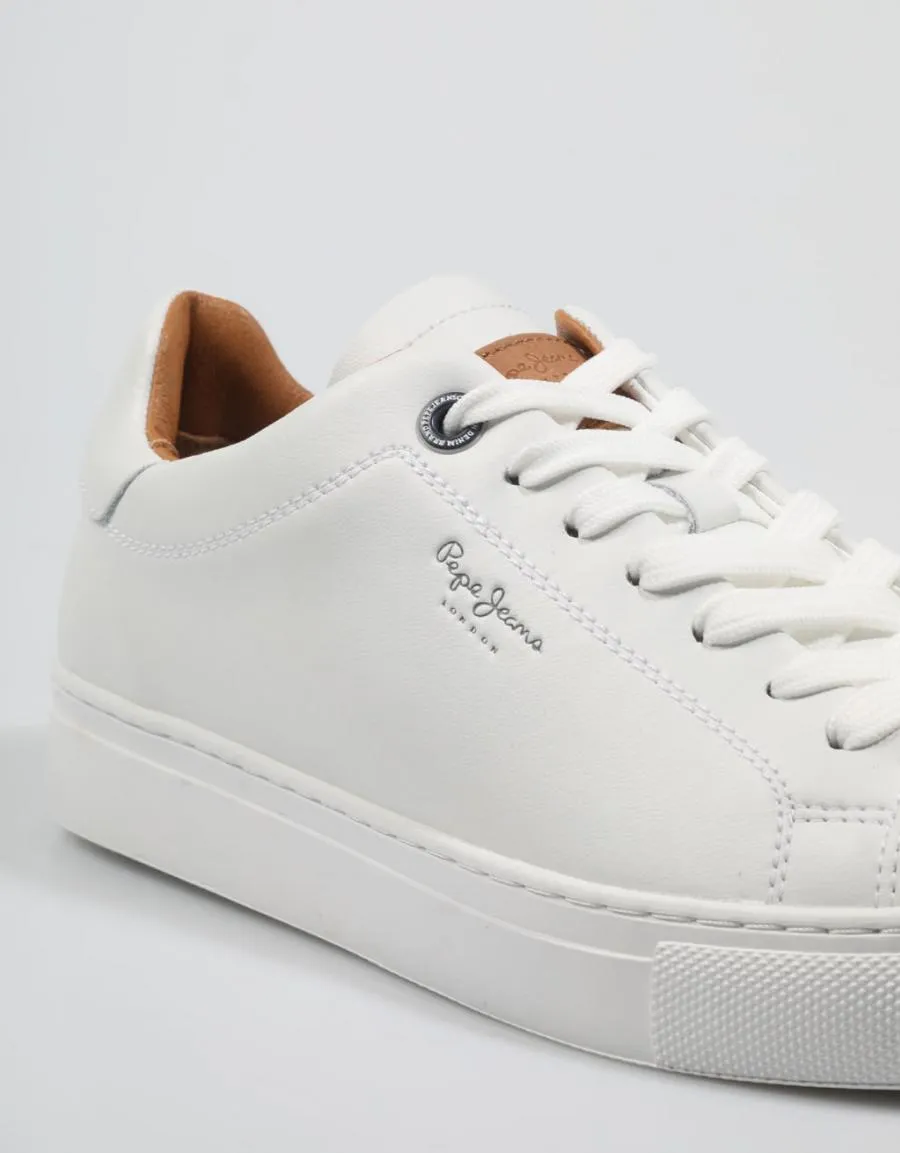  zapatillas PEPE JEANS Joe Cup One - Pms30840 en Blanco 80336